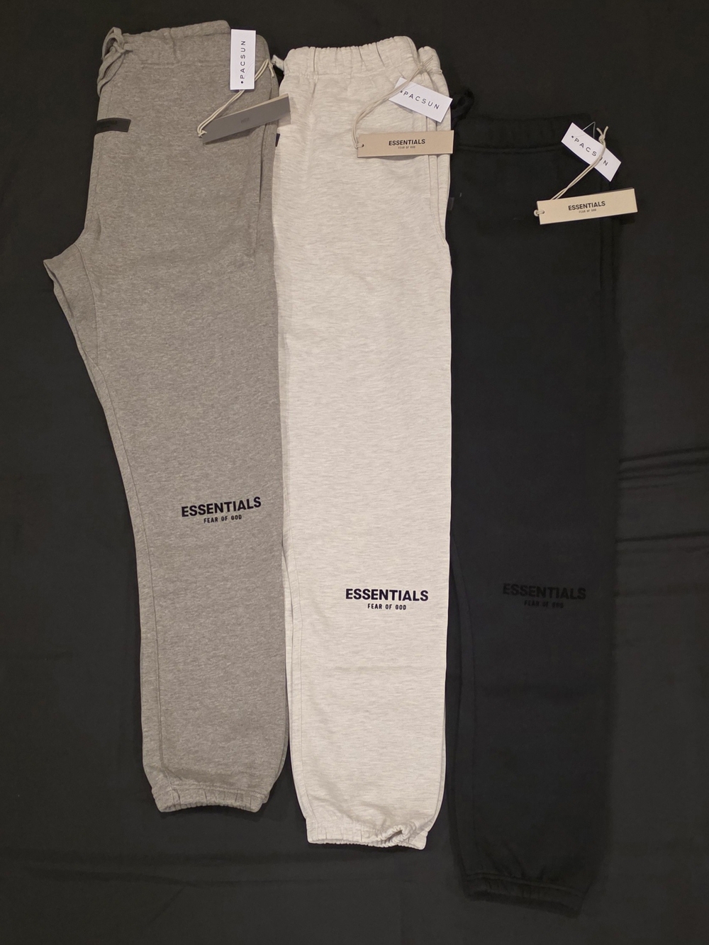 3 Pieces Cuffed Pants Essentials Fear Of God ✅️ All Sizes And Colors Available